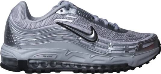 Nike Air Max Sneakers Heren Zilver Mesh Synthetisch