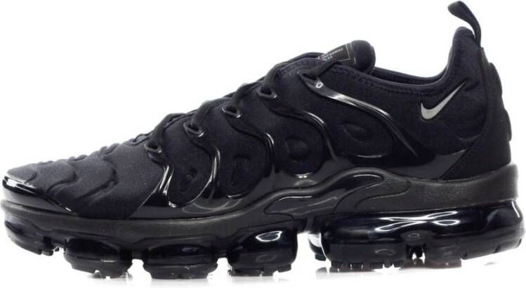 Nike Zwarte Lage Sneakers Air Vapormax Plus Black Heren