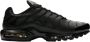 Nike Air Max Plus TN Leather Triple Black Heren Sneakers Schoenen Zwart AJ2029 - Thumbnail 1