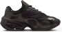 Nike Zwarte Muse Sneakers Metallic Zilver Logo - Thumbnail 1