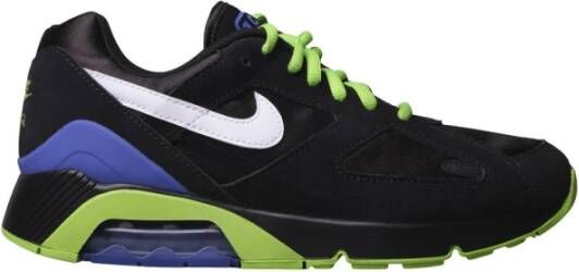 Nike Zwarte Sneakers Action Groen Perzisch Violet