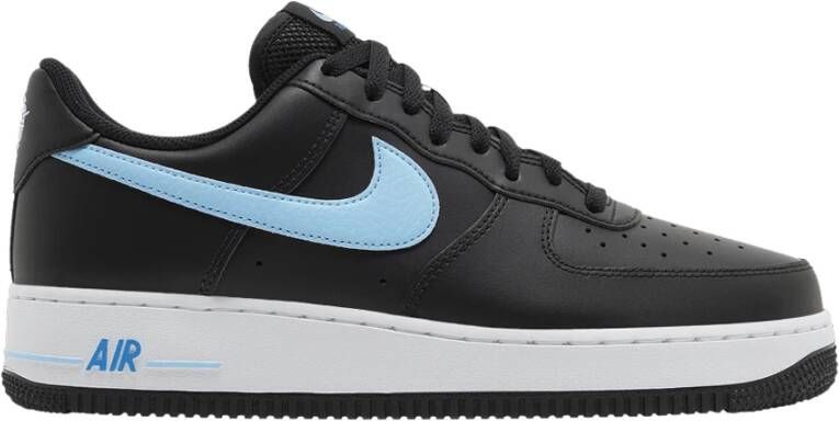 Nike Sneakers Air Force 1 '07 Low Black University Blue - Foto 1