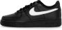 Nike Air Force Heren Schoenen Zwart Maat: 42.5 Leer Foot Locker - Thumbnail 1
