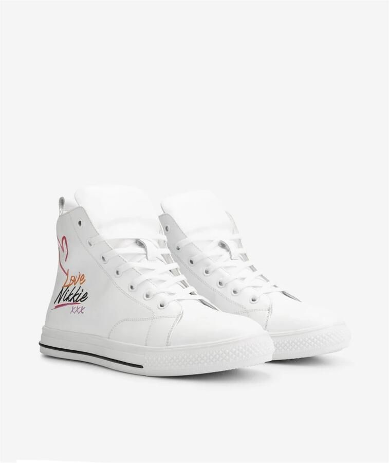 Nikkie Ada Sneakers Star 9-103 2204 Wit Dames