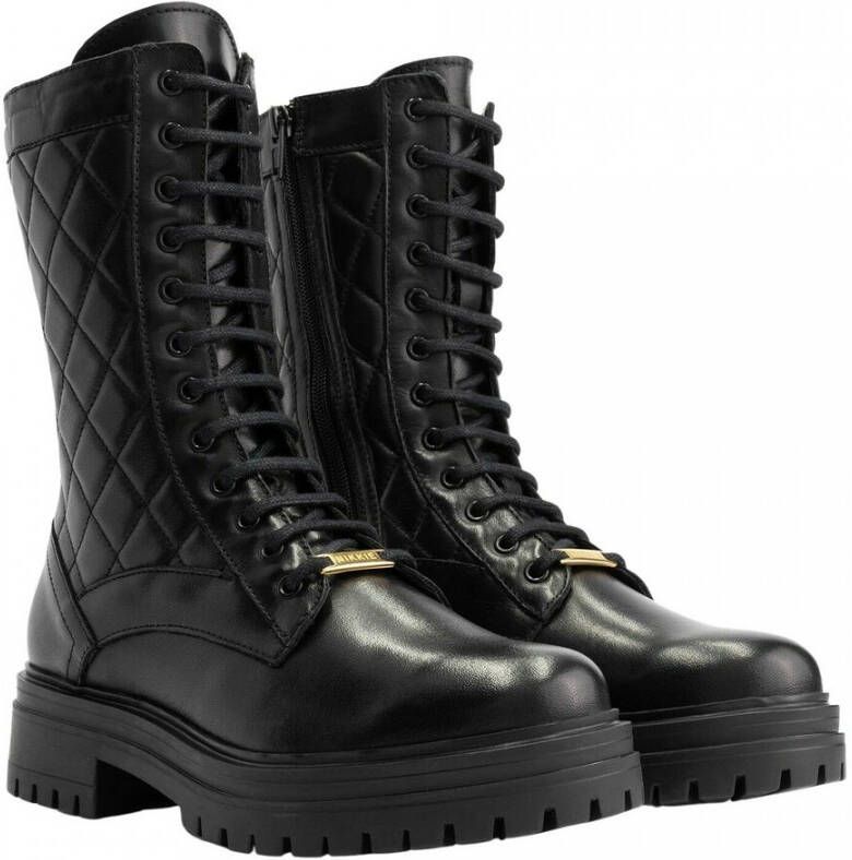 Nikkie Pebbel Boots Zwart Dames