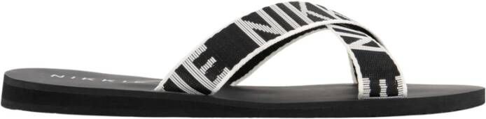 Nikkie Wiona -logo sandalen Zwart Dames
