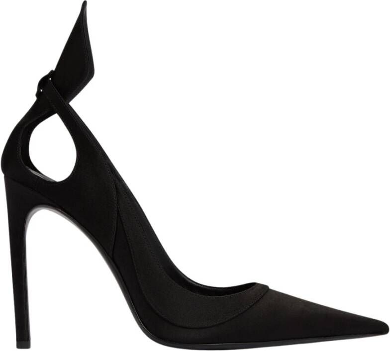 Nina Ricci Satijnen Pumps MET Strik