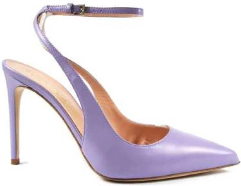 Ninalilou Gehakte laarzen voor modebewuste vrouwen Purple Dames
