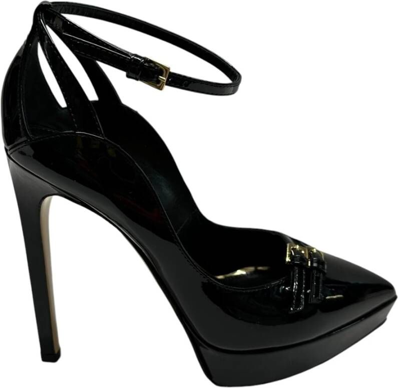 Ninalilou Lakleren Hoge Hak Pumps Black Dames