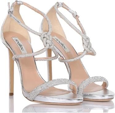 Ninalilou High Heel Sandals Grijs Dames - Foto 4