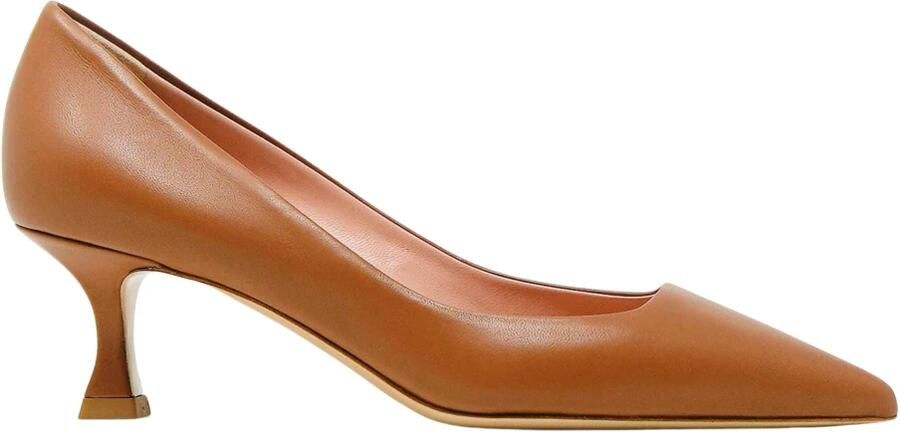 Ninalilou Leren Pumps in Cuoio