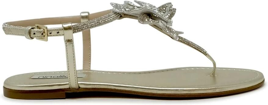 Ninalilou Nappa Flat Sandal