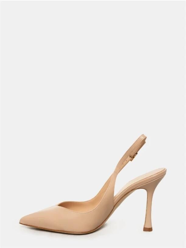 Ninalilou Nude leren slingback sandaal