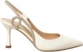 Ninalilou Sandalo slingback gioiello - Wit