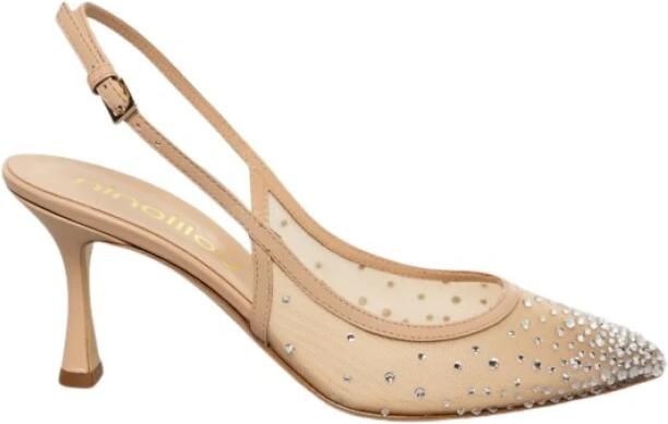 Ninalilou Sierlijke Slingback Sandaal Nude