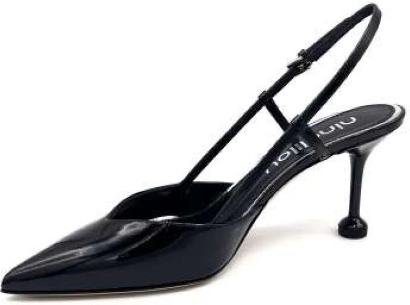 Ninalilou Zwarte Lakleren Slingback Hakken - Foto 2