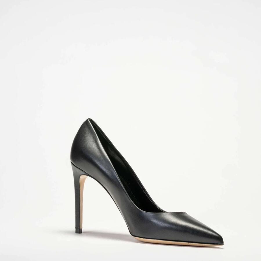 Ninalilou Zwarte leren pump voor vrouwen - Foto 2