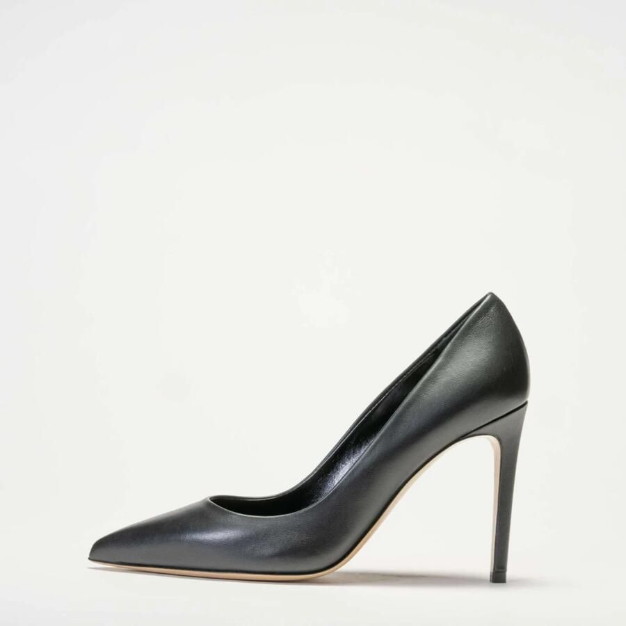 Ninalilou Zwarte leren pump voor vrouwen - Foto 3