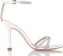 Ninalilou Versierde enkelband sandalen in polyester White Dames - Thumbnail 1