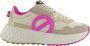 No Name Beige Roze Wit Mode Sneakers Beige Dames - Thumbnail 1