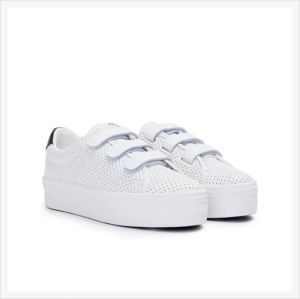 No Name Dames sportschoenen Plato M straps punch nappa Wit Dames