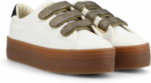 No Name Dames sportschoenen Plato M straps Wit Dames