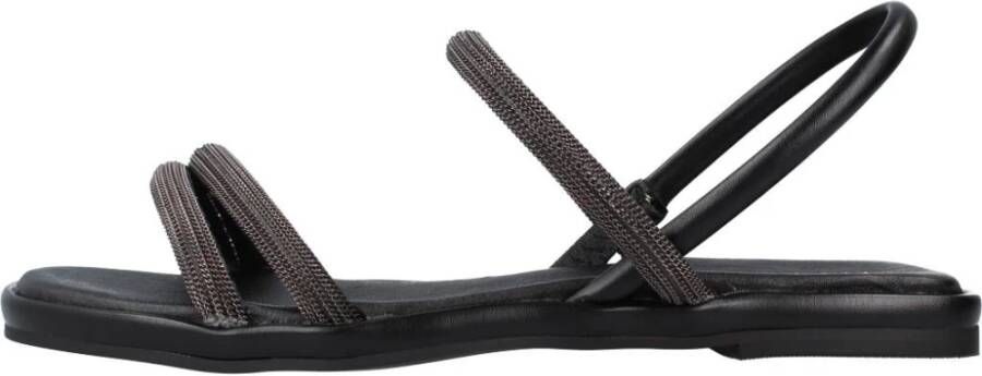 Noa Harmon Casual Koord Sandalen Black Dames