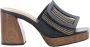 NOA HARMON Muiltjes Dames 9262 Maat: 36 Materiaal: Leatherlook Kleur: Zwart - Thumbnail 3