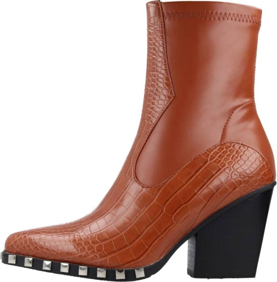 Noa Harmon Heeled Boots Brown Dames