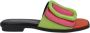 Noa Harmon Kleurrijke Platte Sandaal Ville Multicolor Dames - Thumbnail 1