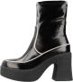 Noa Harmon Plateau Enkellaarzen Black Dames - Thumbnail 2