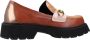 Noa Harmon Stijlvolle dikke zool loafers voor vrouwen Brown Dames - Thumbnail 2