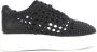 Noa Harmon Zwarte Geweven Sneakers Black Dames - Thumbnail 1