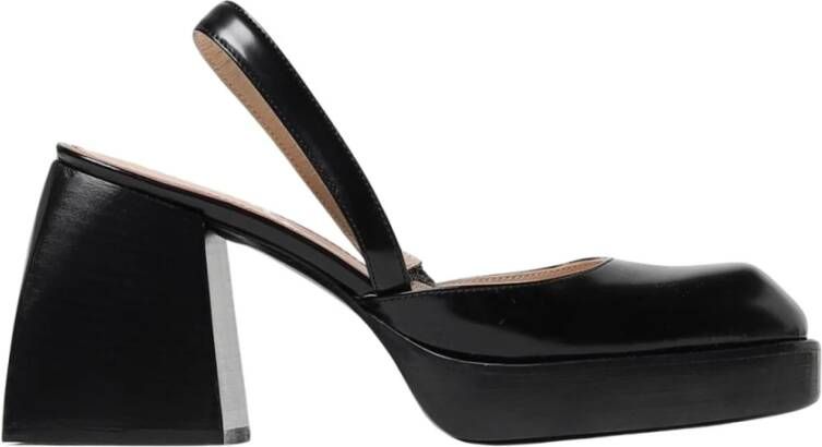Nodaleto Elegante Platform Pump Leren Schoenen