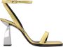 Nodaleto Gouden Metallic Hakken Sandalen Angel E - Thumbnail 1