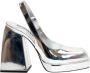 Nodaleto High Heel Sandals Grijs Dames - Thumbnail 1