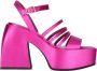 Nodaleto High Heel Sandals Roze Dames - Thumbnail 1