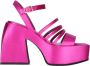 Nodaleto Roze Plateau Sandalen Bulla Chibi Stijl Pink Dames - Thumbnail 1