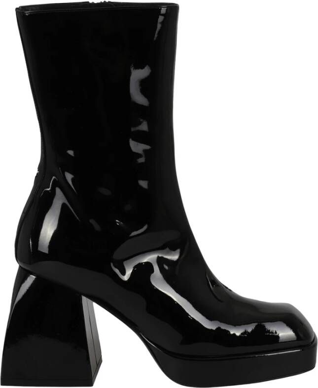 Nodaleto Luxe Kalfsleren Schoenen Black Dames