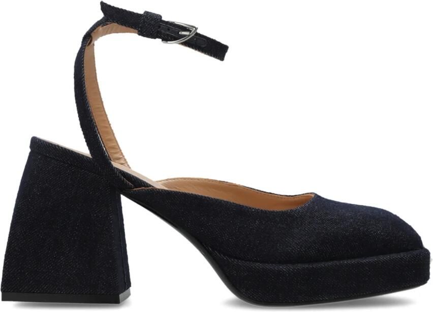 Nodaleto Bulla Sofia Denim Platform Pumps