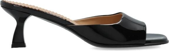 Nodaleto Leren Mules met Hak