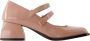 Nodaleto Roze Leren Bulla Bacara Pumps Roze Dames - Thumbnail 1