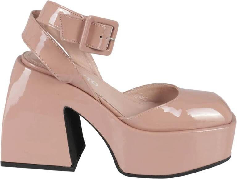 Nodaleto Sofia Platform Sandalen Pink Dames