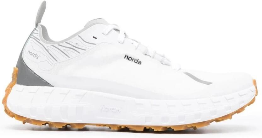 Norda Witte Sneakers met Bio-Dyneema Bovenwerk White Heren