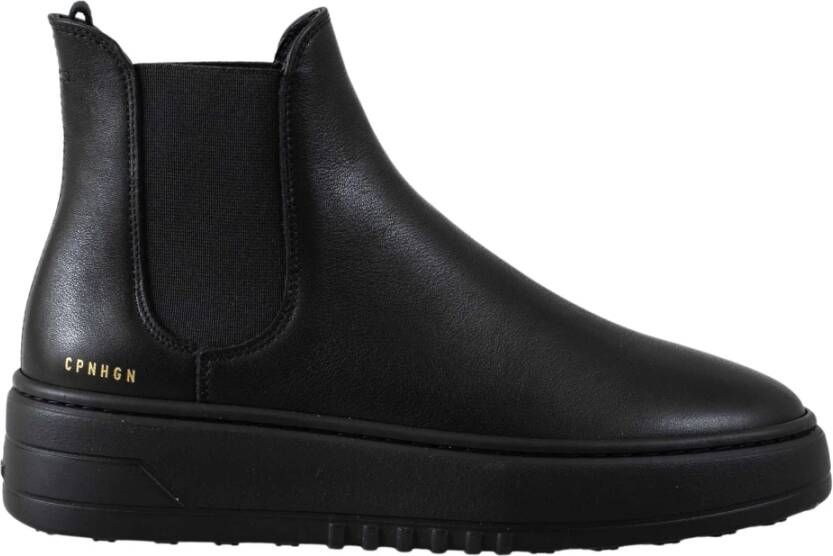 Normann Copenhagen Elegante Chelsea-laarzen met sportieve touch Black Dames