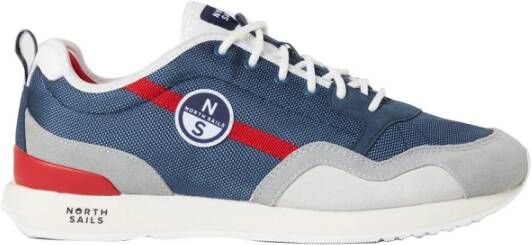 North Sails Blauwe Horizon Jet Sneakers Multicolor Heren