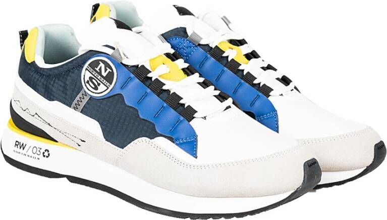 North Sails Vetersneakers met logo zool Meerkleurig Heren