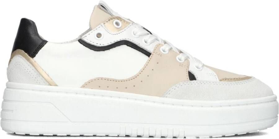 Notre-V Anemone-57 Sneakers Leer Dames Wit