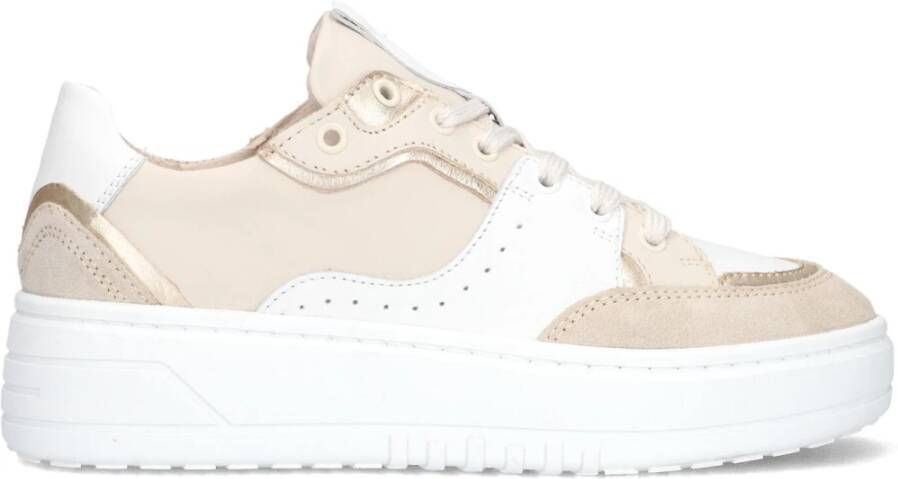 Notre-V Anemone-57 Sneakers Suède Dames Beige