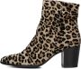 Notre-V At 156 Enkellaarsjes Enkelboots met rits Dames Beige - Thumbnail 3